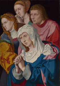 Szűz, Szent János, Szent Mária Magdolna és egy szent asszony, 1535 körül