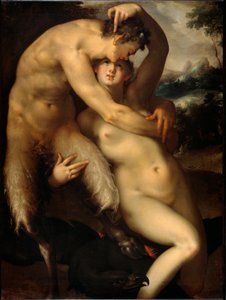 Jupiter és Antiope (festmény, 1596 körül)