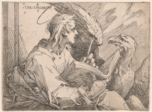 Szent János evangélista alkotó: Bartholomaeus Spranger