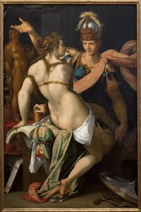 Ulysses és Circe. Bartholomeus Spranger (1546-1611) festménye, olaj, vászon