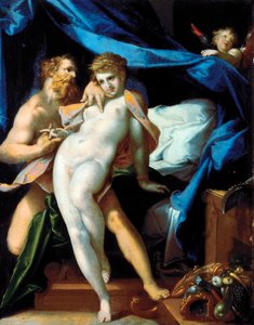 Vénusz és Maia alkotó: Bartholomaeus Spranger