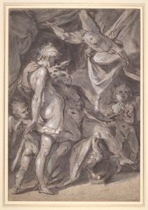 Vénusz és Merkúr alkotó: Bartholomaeus Spranger