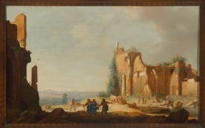Krisztus az emmauszi úton alkotó: Bartholomeus Breenbergh