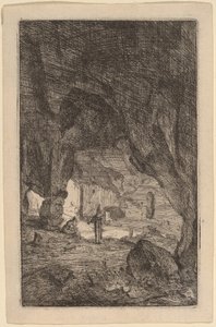 Barlang a testvérekkel alkotó: Bartholomeus Breenbergh