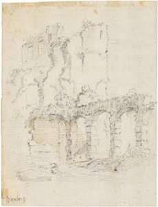 Római romok alkotó: Bartholomeus Breenbergh