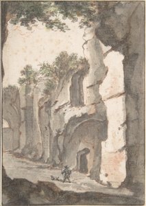 Római látkép alkotó: Bartholomeus Breenbergh
