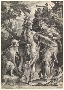 Minerva és Mercury felfegyverzi Perseust, 1604