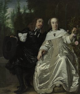 Holland: Abraham del Court és felesége Maria de Kaersgieter Abraham del Court és felesége Maria de Kaersgieter alkotó: Bartholomeus van der Helst
