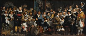 A münsteri béke ünnepe 1648. június 18-án a számszeríjas civi székházában