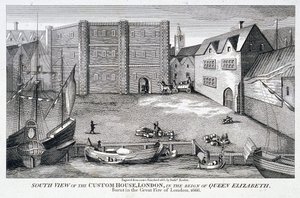 Vámház, London, 1815 alkotó: Bartholomew Howlett