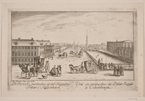 Frederiksholm csatorna, t.v. A hercegi kastély