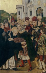 I. Ferdinánd kasztíliai király üdvözölte Siloszi Szent Domonkost, 1478-1480