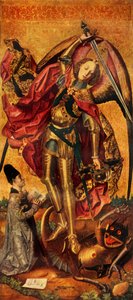 Szent Mihály diadal az ördög felett, 1468, 1946.