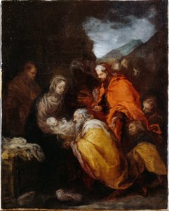 A mágusok imádása alkotó: Bartolomé Esteban Murillo