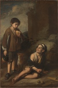 Két parasztfiú alkotó: Bartolomé Esteban Murillo