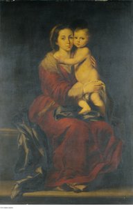 Bartolomé-Esteban Murillo után - A Szűzanya és gyermeke, 1660 körül - 1699 körül alkotó: Bartolomé Esteban Murillo