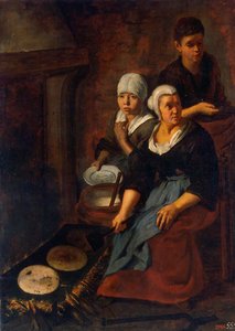 Lapos sütemények sütése, 1645-1648. alkotó: Bartolomé Esteban Murillo
