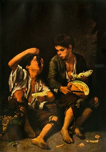 Gyümölcsöt evő fiúk, 1645, 1938