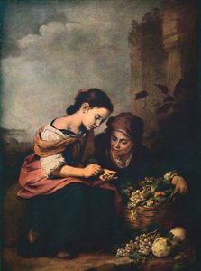 A pénzüket számláló gyümölcsárusok, 1618, 1914. alkotó: Bartolomé Esteban Murillo