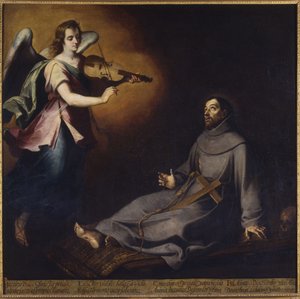 Assisi Szent Ferenc extázisban, Kr. e. 1646. alkotó: Bartolomé Esteban Murillo