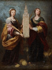 Justa és Rufina szentek, 1665 körül alkotó: Bartolomé Esteban Murillo