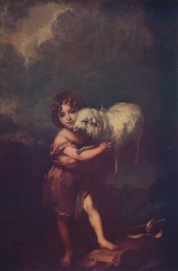 Szent János és a Bárány, 1660-5, 1900 k alkotó: Bartolomé Esteban Murillo