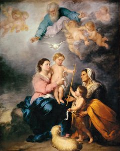 A Szent Család Sevillai Szűz alkotó: Bartolomé Esteban Murillo