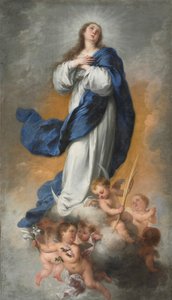 A Szeplőtelen Fogantatás alkotó: Bartolomé Esteban Murillo