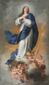 A Szeplőtelen Fogantatás c. 1680. alkotó: Bartolomé Esteban Murillo