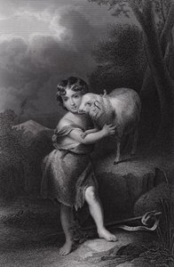 A csecsemő Szent János alkotó: Bartolomé Esteban Murillo