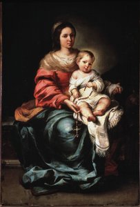 Rózsafüzér - olaj, vászon, 1650 körül alkotó: Bartolomé Esteban Murillo