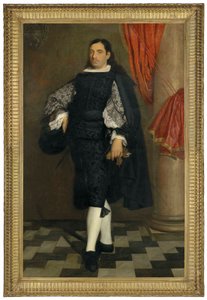 Egy úriember portréja alkotó: Bartolome Esteban and studio Murillo