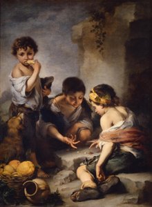 Kockázó fiúk alkotó: Bartolomé Esteban Murillo