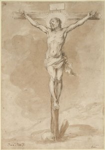 Krisztus a kereszten alkotó: Bartolomé Esteban Murillo