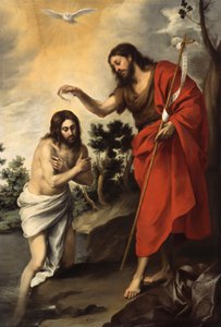 Krisztus megkeresztelése alkotó: Bartolomé Esteban Murillo