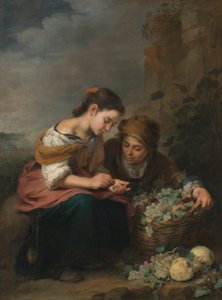 A kis gyümölcsárus lány alkotó: Bartolomé Esteban Murillo