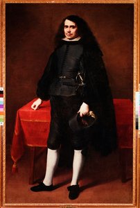Hosszú hajú, epergallérral rendelkező úriember portréja (olaj, vászon alkotó: Bartolomé Esteban Murillo