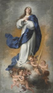 A Szeplőtelen Fogantatás alkotó: Bartolomé Esteban Murillo