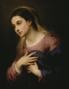 Az Angyali üdvözlet Szűze alkotó: Bartolomé Esteban Murillo