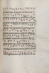 Missale: Fol. 157: Zene Exultethez, 1469 alkotó: Bartolomeo Caporali