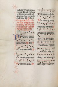 Missale: Fol. 176v: Zene különféle hétköznapi imákhoz, 1469.