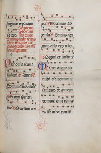 Missale: Fol. 179: Zene különféle hétköznapi imákhoz, 1469. alkotó: Bartolomeo Caporali