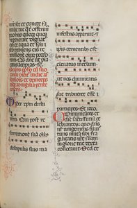 Missale: Fol. 180: Zene különféle hétköznapi imákhoz, 1469. alkotó: Bartolomeo Caporali