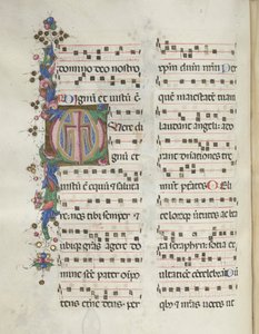 Missale: Fol. 184v: kereszt, lombozat, 1469.