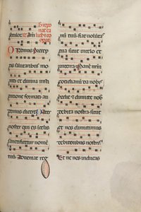 Missale: Fol. 189: Zene különféle imákhoz, 1469. alkotó: Bartolomeo Caporali