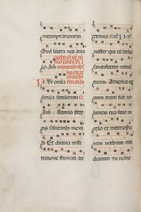 Missale: Fol. 189v: Zene különféle imákhoz, 1469. alkotó: Bartolomeo Caporali