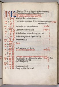 Missale: Fol. 5r: májusi naptári oldal, 1469. alkotó: Bartolomeo Caporali