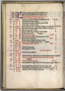 Missale: Fol. 6v: augusztusi naptároldal, 1469.
