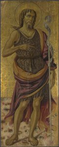 Keresztelő Szent János az oltárképről: Szűz és gyermek a szentekkel, 1475 körül