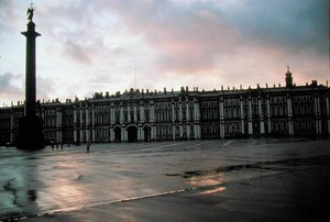 A Téli Palota külső képe (1753-52) (fotó) alkotó: Bartolomeo Carlo conte Rastrelli